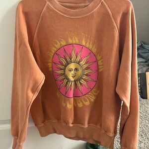 Billabong orange summer sweatshirt